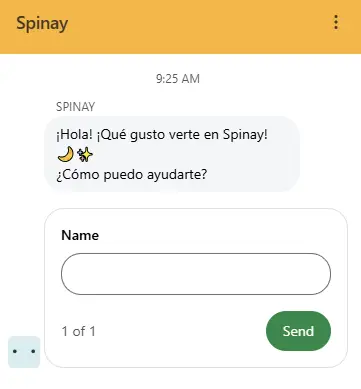 Soporte del casino Spinay